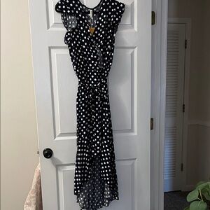 Polka Dot Sleeveless Dress